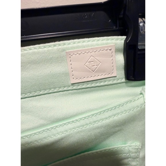 Truth + Theory Pistachio Skinny Jeans Womens 8 Mint Green Mid Rise OM21038F57 - Picture 7 of 10